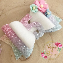 Load image into Gallery viewer, Birthday badge and bow. Available individually or as a set