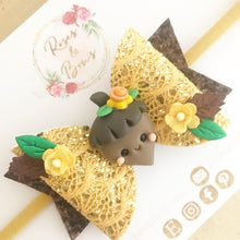 Load image into Gallery viewer, Autumn Acorn Hair Bow Headband or Clip