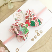 Load image into Gallery viewer, Fairy toadstool Shaker Hair Bow Headband or Clip