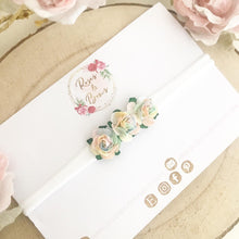 Load image into Gallery viewer, Rainbow rose nylon headband