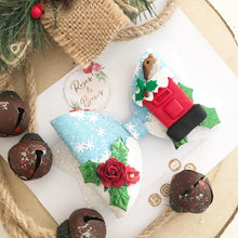 Load image into Gallery viewer, Christmas Post Box Hair Bow Headband or Clip