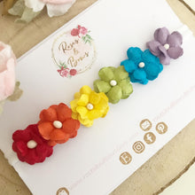Load image into Gallery viewer, Rainbow flower headband