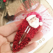 Load image into Gallery viewer, Santa Claus large snap clip