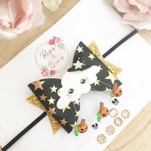 Load image into Gallery viewer, Halloween Cloud Hair Bow Headband or Clip