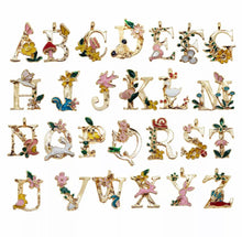 Load image into Gallery viewer, Personalised initial glitter and felt hair bow Clip or Headband