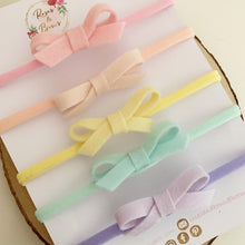Load image into Gallery viewer, Wool felt pastel headband set