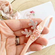 Load image into Gallery viewer, Dainty Blush Reindeer Headband