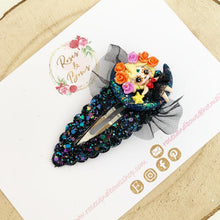 Load image into Gallery viewer, Day of the Dead large snap clip