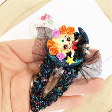 Load image into Gallery viewer, Day of the Dead large snap clip