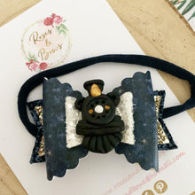 Load image into Gallery viewer, Christmas Train Hair Bow Headband or Clip