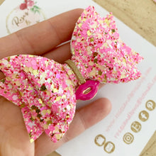 Load image into Gallery viewer, Kisses Valentines Hair Bow Headband or Clip