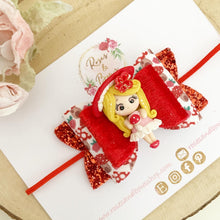 Load image into Gallery viewer, Miss Toadstool Hair Bow Headband or Clip