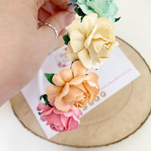 Load image into Gallery viewer, Rainbow flower crown headband