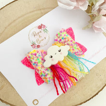 Load image into Gallery viewer, Autumn Squirrel Hair Bow Headband or Clip