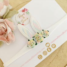 Load image into Gallery viewer, Rainbow Bunny Ears Easter headband - Girls Hairband - Photo Prop