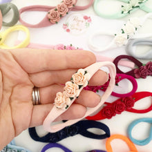 Load image into Gallery viewer, Dainty rose flower headband