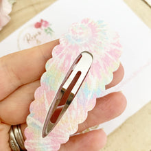 Load image into Gallery viewer, Tie die large snap clip