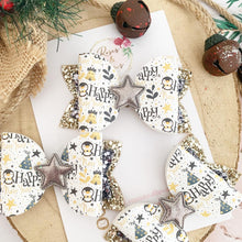 Load image into Gallery viewer, New Years Eve Hair Bow Headband or Clip