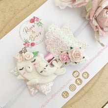 Load image into Gallery viewer, Seal hair Bow Headband or Clip