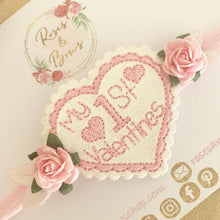 Load image into Gallery viewer, First Valentine’s Headband - 1st Valentine’s Day Headband
