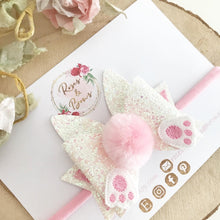 Load image into Gallery viewer, Hop Little Bunny Easter Hair Bow Headband or Clip
