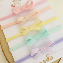 Load image into Gallery viewer, Wool felt pastel headband set