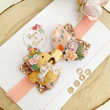 Load image into Gallery viewer, Autumn Squirrel Hair Bow Headband or Clip