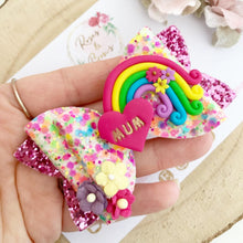 Load image into Gallery viewer, Mother’s Day Hair Bow Headband or Clip