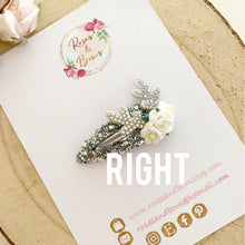 Load image into Gallery viewer, Dainty Silver Reindeer Snap Clip