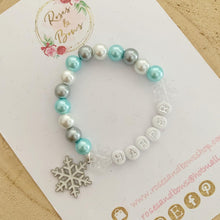 Load image into Gallery viewer, Christmas Snowflake Bracelet