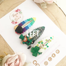 Load image into Gallery viewer, St Patrick’s Day snap clip set