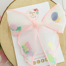 Load image into Gallery viewer, Easter Sequin Shaker Organza Hair Bow Headband or Clip