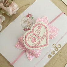 Load image into Gallery viewer, My 1st Valentine’s Hair Bow Headband or Clip