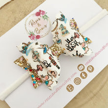 Load image into Gallery viewer, Christmas Nutcracker Hair Bow Headband or Clip