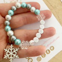Load image into Gallery viewer, Christmas Snowflake Bracelet