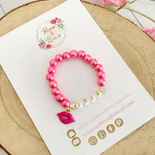 Load image into Gallery viewer, Girls Kisses Valentine’s Day Valentines Bracelet
