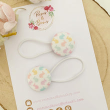 Load image into Gallery viewer, Easter Bunny Pastel Bobble Hair Ties Set of 2
