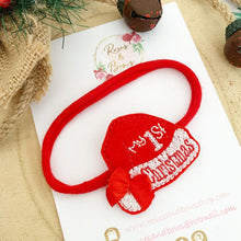Load image into Gallery viewer, 1st Christmas- First Christmas headband