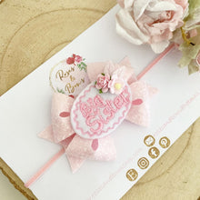 Load image into Gallery viewer, Big sister / Little Sister Glitter Hair Bow Headband or Clip