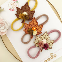 Load image into Gallery viewer, Autumn Leaves Headband or Hair Clip