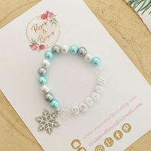 Load image into Gallery viewer, Christmas Snowflake Bracelet