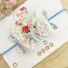 Load image into Gallery viewer, Octopus Hair Bow Headband or Clip