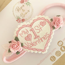 Load image into Gallery viewer, First Valentine’s Headband - 1st Valentine’s Day Headband