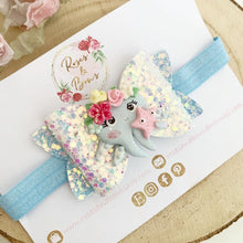 Load image into Gallery viewer, Octopus Hair Bow Headband or Clip