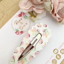 Load image into Gallery viewer, Crystal print large snap clip