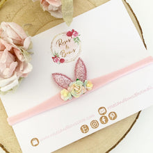 Load image into Gallery viewer, Rainbow Dainty Bunny Ears Easter headband