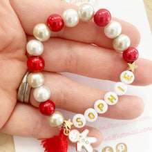 Load image into Gallery viewer, Christmas Gingerbread Personalised Christmas Bracelet