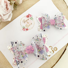 Load image into Gallery viewer, Space Stars and Moon Hair Bow Headband or Clip