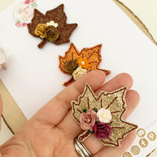Load image into Gallery viewer, Autumn Leaves Headband or Hair Clip