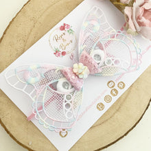 Load image into Gallery viewer, Rainbow Butterfly Hair Bow Headband or Clip